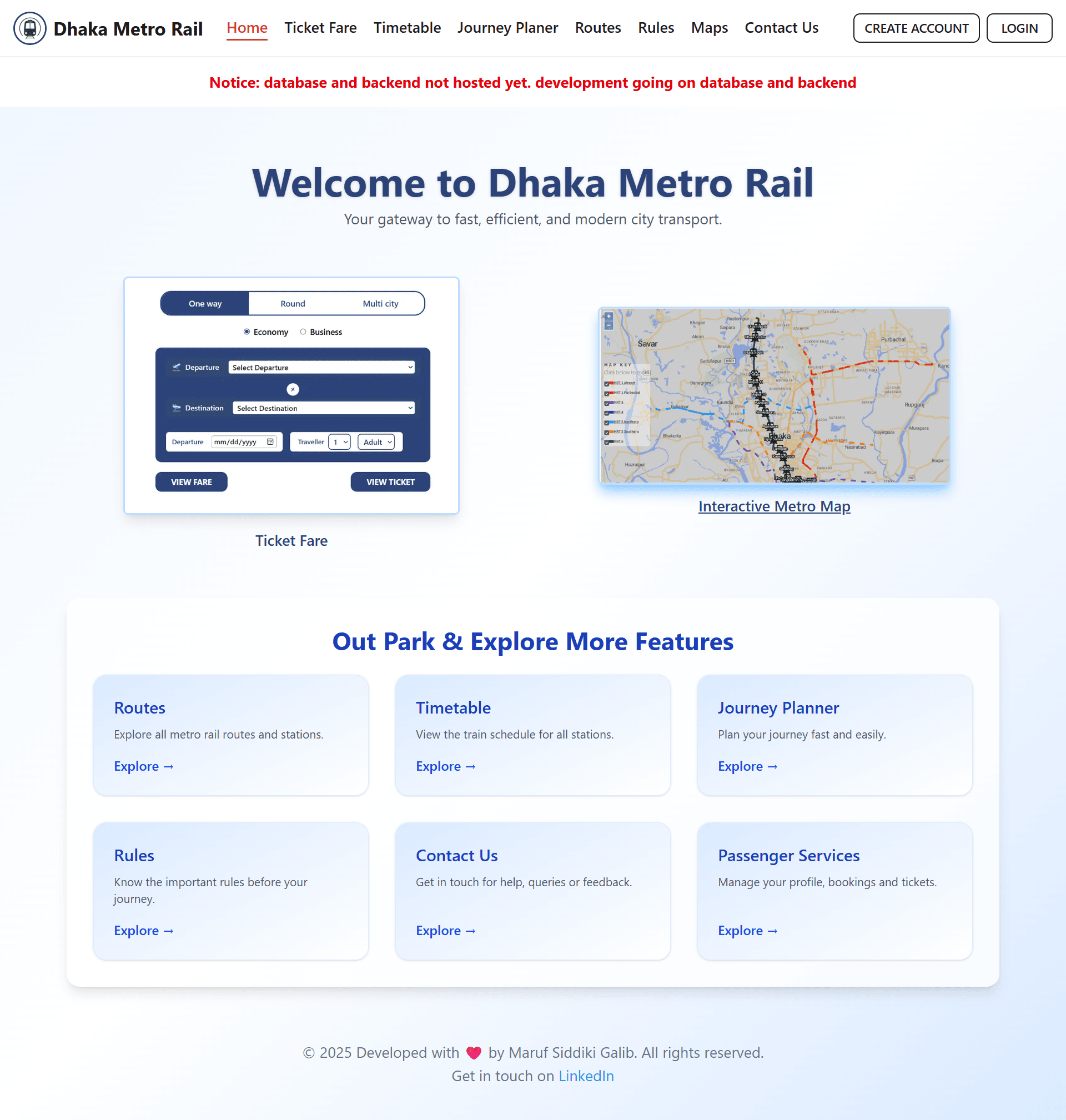 Metro Rail Ticket Booking System